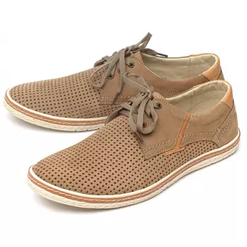 мужские туфли летние натуральная кожа (нубук) corvetto