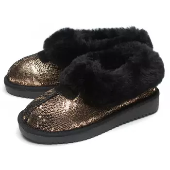 тапочки женские натуральный мех gugu