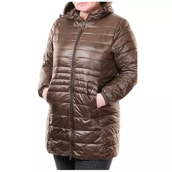 ультралёгкая пуховая куртка длинная l(42)-7xl(58)