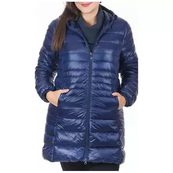 ультралёгкая пуховая куртка длинная l(42)-7xl(58)