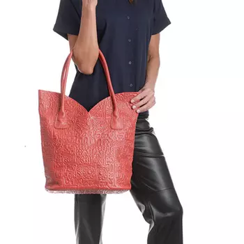 женская сумка натуральная кожа (два в одном) kiki lok