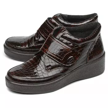 женские ботинки натуральная кожа / байка марко