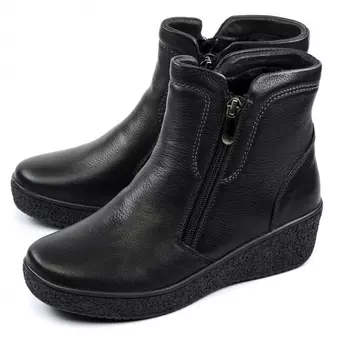 женские ботинки натуральная кожа натуральный мех gugu