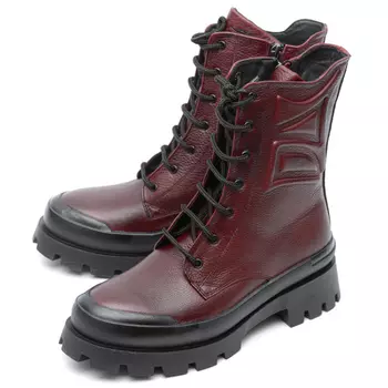 женские ботинки натуральная кожа / натуральный мех corvetto