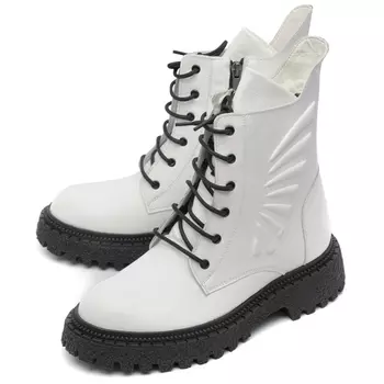 женские ботинки натуральная кожа / натуральный мех corvetto