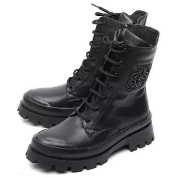 женские ботинки натуральная кожа / натуральный мех corvetto