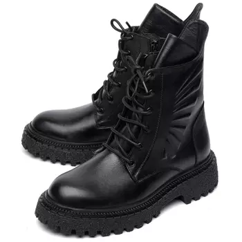 женские ботинки натуральная кожа / натуральный мех corvetto