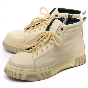 женские ботинки натуральная кожа / натуральный мех corvetto