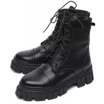 женские ботинки натуральная кожа / натуральный мех corvetto