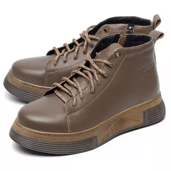 женские ботинки натуральная кожа / натуральный мех corvetto