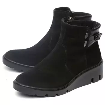 женские ботинки натуральная кожа (велюр) / байка марко