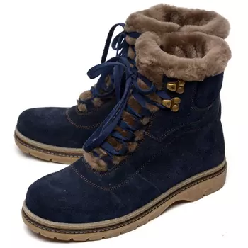 женские ботинки натуральная кожа (замша) / шерсть марко