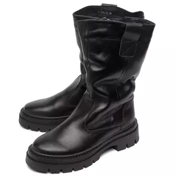 женские сапоги натуральная кожа / натуральная шерсть corvetto