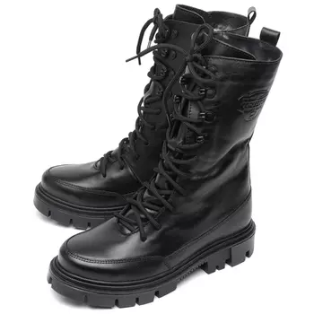 женские сапоги натуральная кожа /натуральная шерсть corvetto