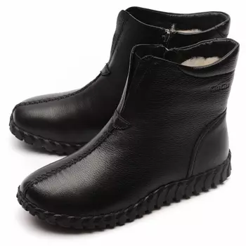 женские сапоги натуральная кожа натуральный мех gugu