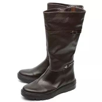 женские сапоги натуральная кожа / натуральный мех + байка марко