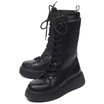 женские сапоги натуральная кожа / шерсть corvetto