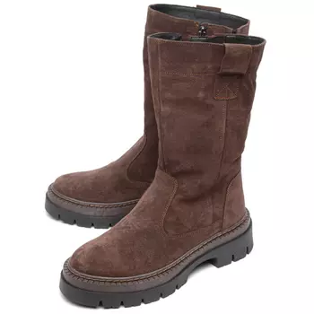 женские сапоги натуральная кожа(велюр) /натуральная шерсть corvetto