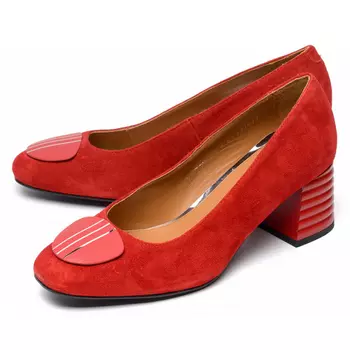 женские туфли натуральная кожа (велюр) марко