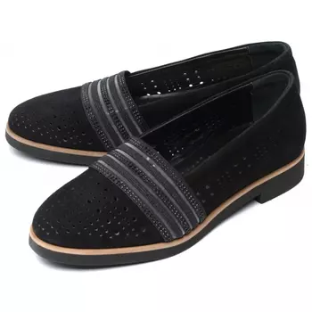 женские туфли натуральная кожа (велюр) марко