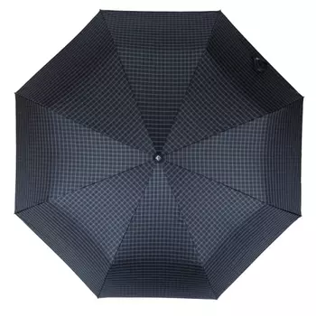 зонт мужской семейный клетка автомат антиветер flioraj