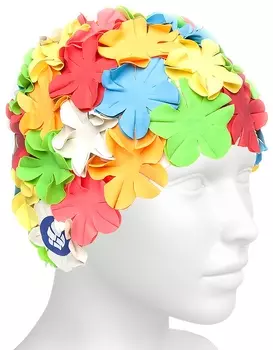 Латексная шапочка для плавания Flower