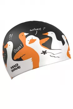 Силиконовая шапочка для плавания Goose