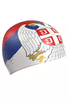 Силиконовая шапочка Serbia