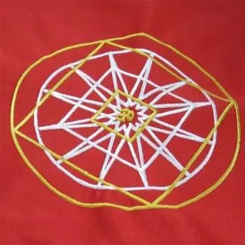 Алтарное покрывало «Колесо фортуны» (Красное)