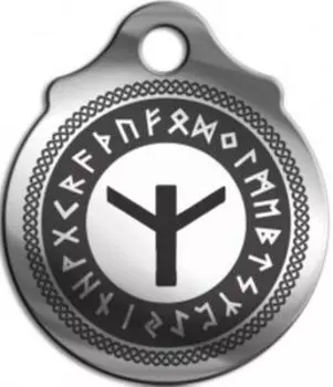 Амулет «Альгиз» (медсталь)