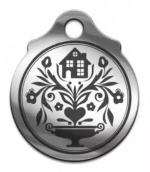 Амулет Дом полная чаша, (медсталь)