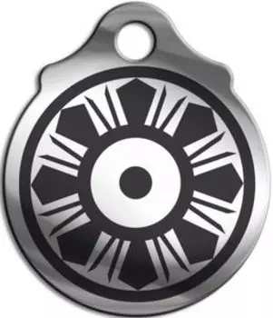 Амулет Древний знак солнца, медсталь