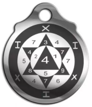 Амулет Космический талисман здоровья, медсталь