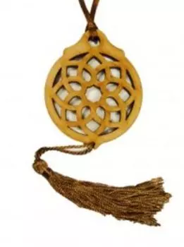 Амулет Ловец денег, бук, 7х6 см