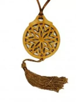 Амулет Ловец долголетия, бук, 7х6 см