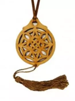 Амулет Ловец удачи, бук, 7х6 см