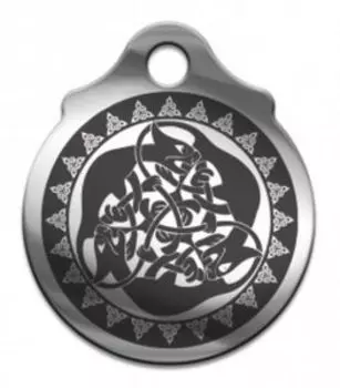 Амулет Оберег 9 жизней, (медсталь)