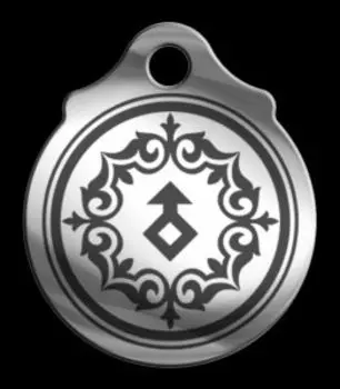 Амулет Огонь, медицинская сталь