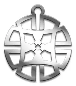 Амулет Полярная звезда, (медсталь)