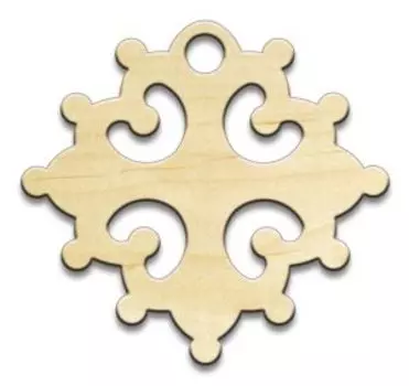 Амулет Процветший крест, клен