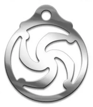 Амулет Символ Рода, медсталь