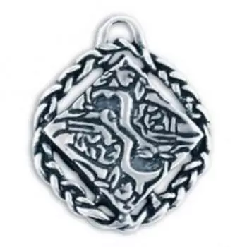 Амулет Сплетенные любовники, олово