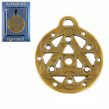 Амулет The Cult! №47 металлический «Квадратура круга»