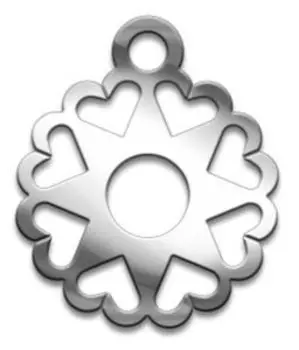 Амулет Звезда богини любви Иштар, (медсталь)