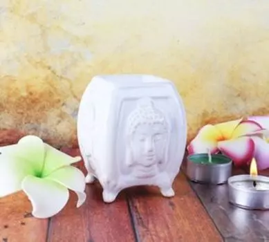 Аромалампа Будда белый