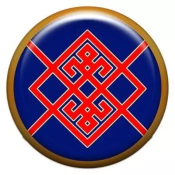 Берегиня, наклейка из смолы