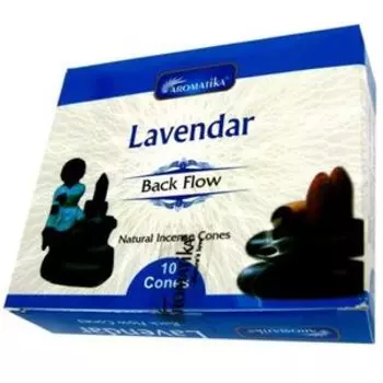 Благовония Aromatika пуля Лаванда, (Lavender) масала, стелющийся дым