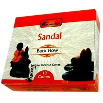 Благовония Aromatika пуля Сандал (Sandal) масала, стелющийся дым