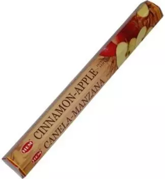 Благовония HEM Корица-Яблоко (Cinnamon-Apple) шестигранник 20 шт