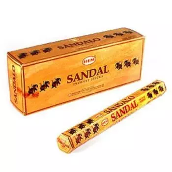 Благовония HEM Сандал (Sandal) шестигранник 20 шт